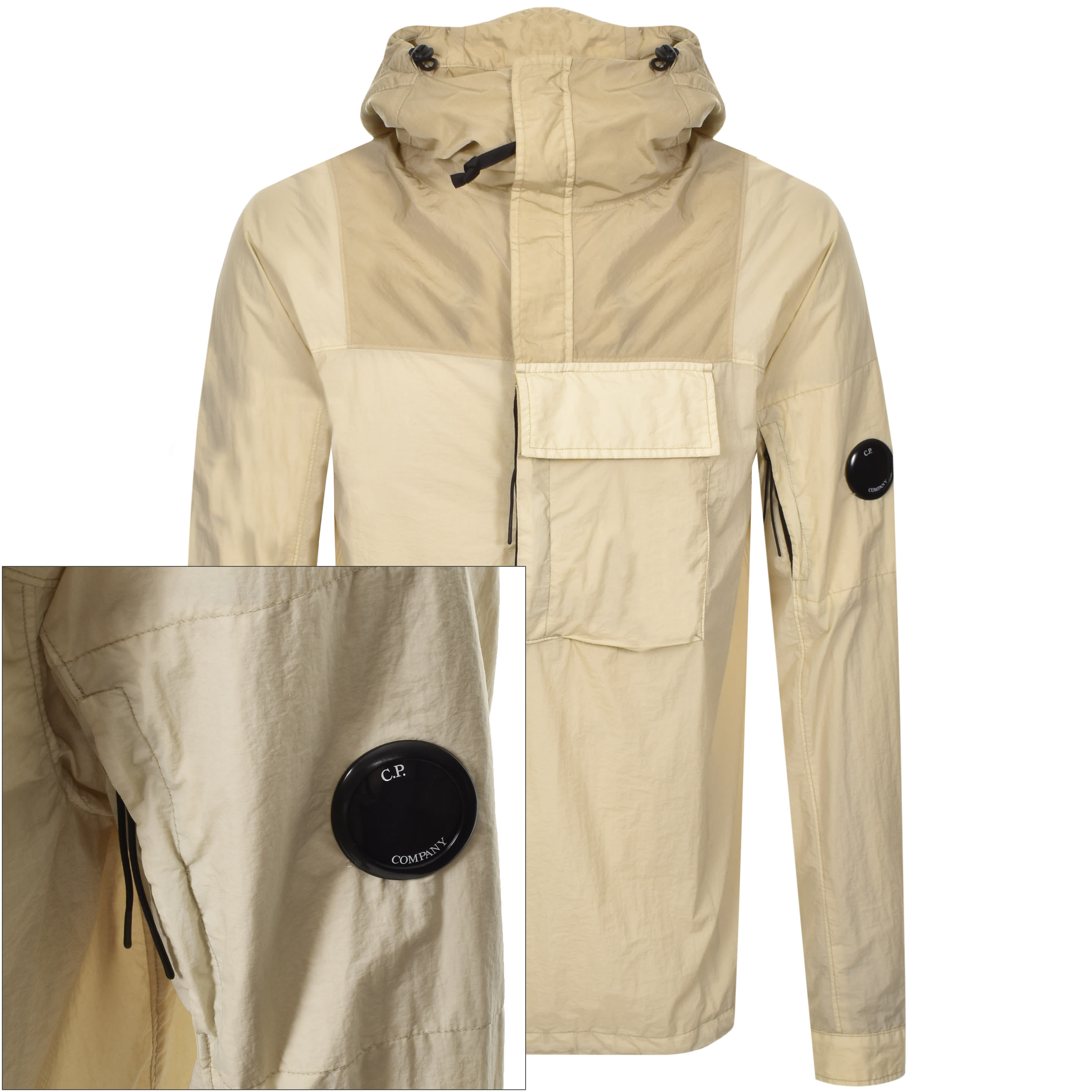 Alternative Image for ProductCP Company Half Zip Overshirt Jacket Grey1